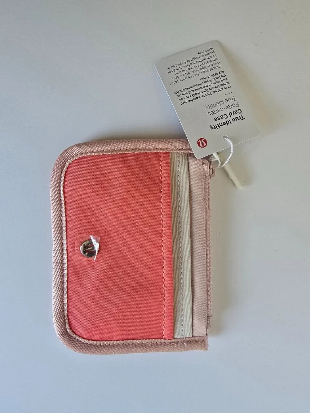 NWT Lululemon True Identity Card Case PIMI/WHTO/RPCR